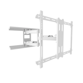 Kanto Full Motion TV Wall Mount for 37-inch to 75-inch TVs - White