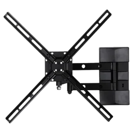 RD PLAST 65 inch Double Arm Wall Mount TV Stand (RW 9823-1, Black)